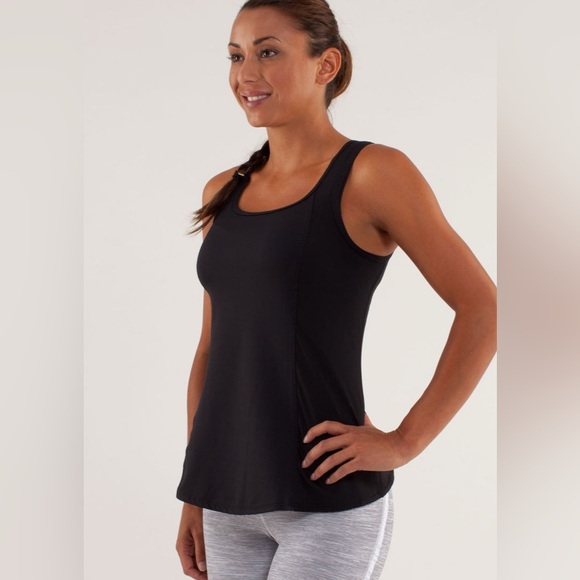 lululemon | Size 6/S-M Black Run Speed Squad Tank - Picture 2 of 10